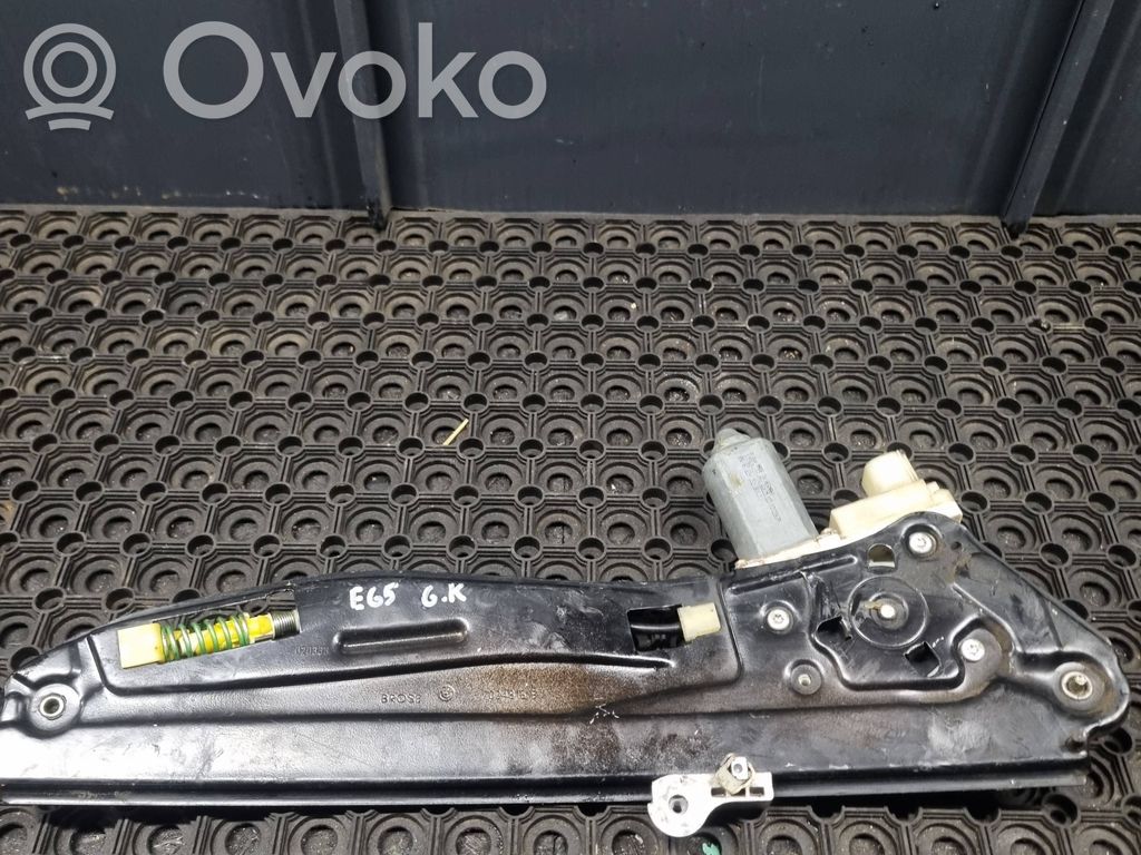 BMW 7 E65 E66 Regulador de puerta trasera con motor 
