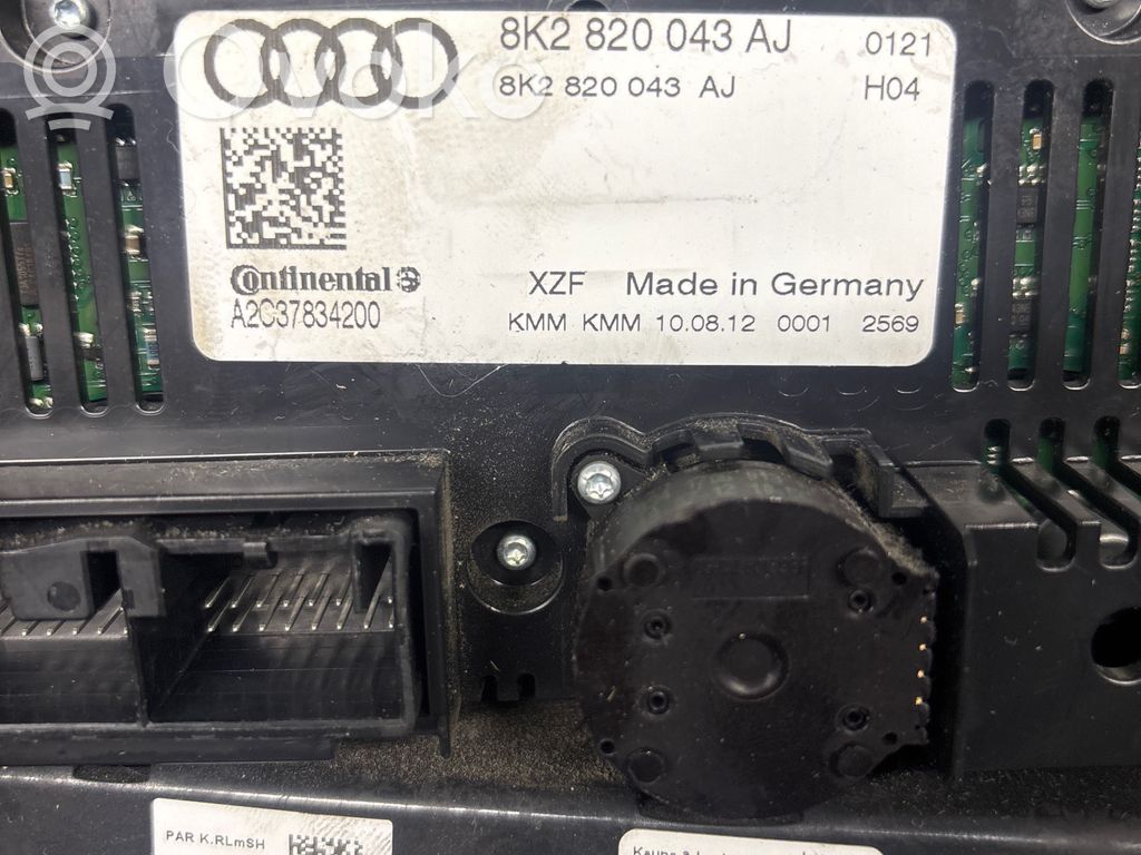 Audi A4 S4 B8 8K Panel klimatyzacji 
