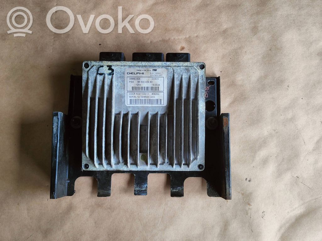 Engine control unit/module ECU   9650043480
