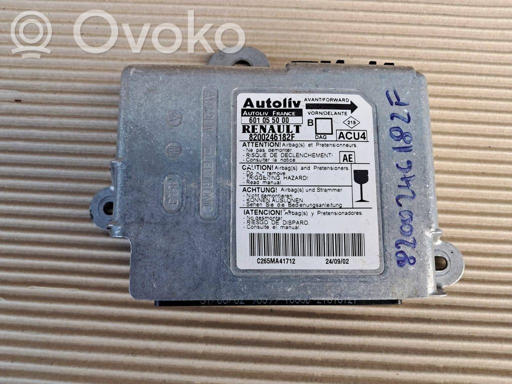 Renault Megane II Airbag control unit/module 