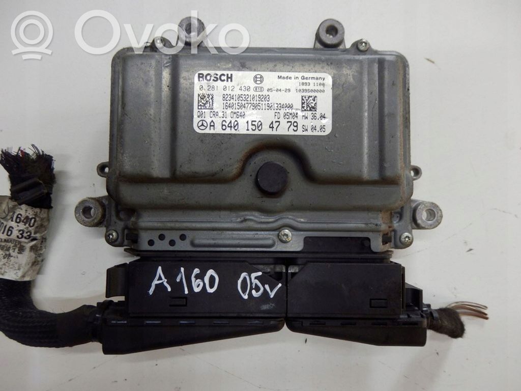 Mercedes-Benz A W169 Sterownik / Moduł ECU 