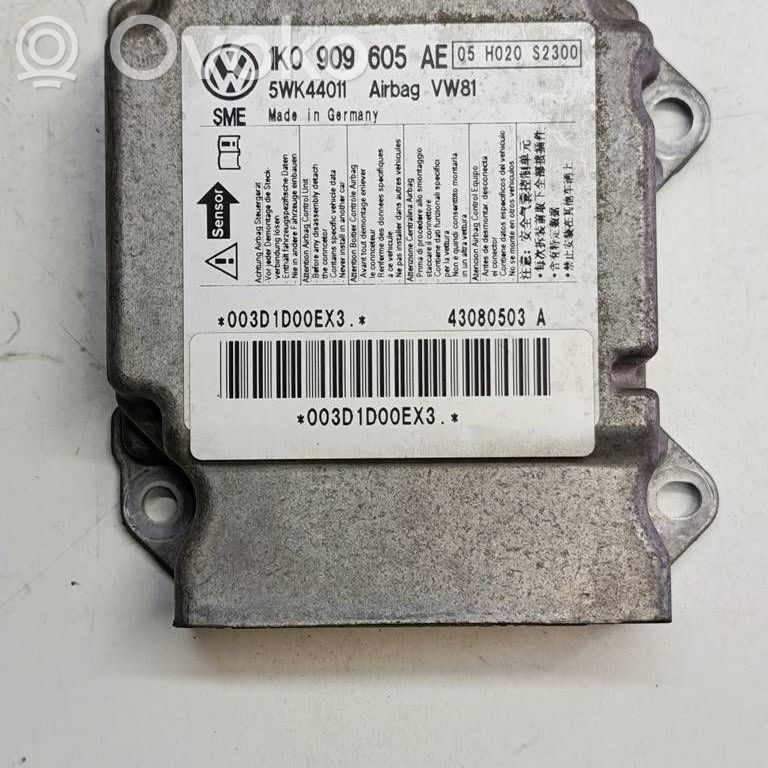 Volkswagen Scirocco Airbag control unit/module 