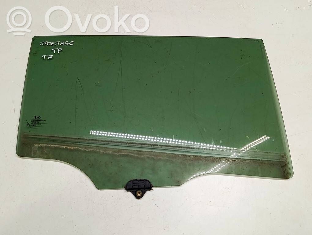 KIA Sportage Rear door window glass 