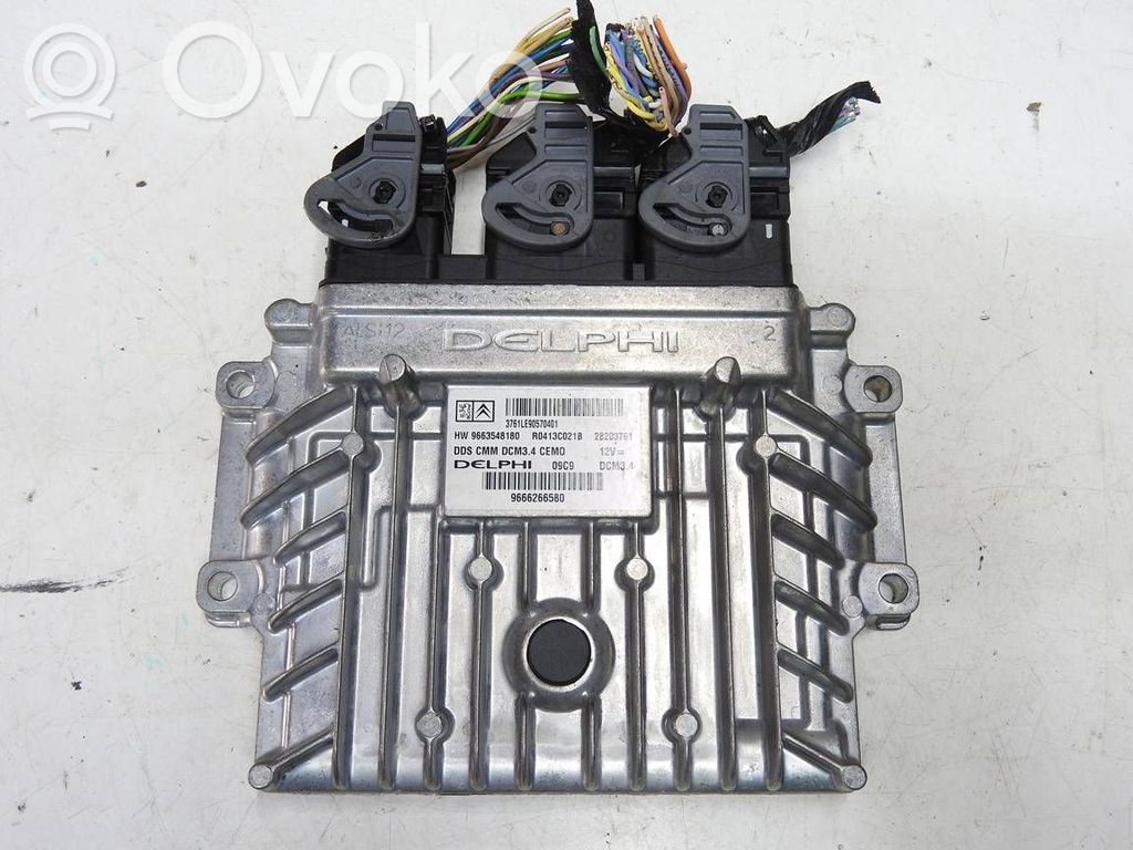 Engine control unit/module   9666266580,9663548180,R0413C021B