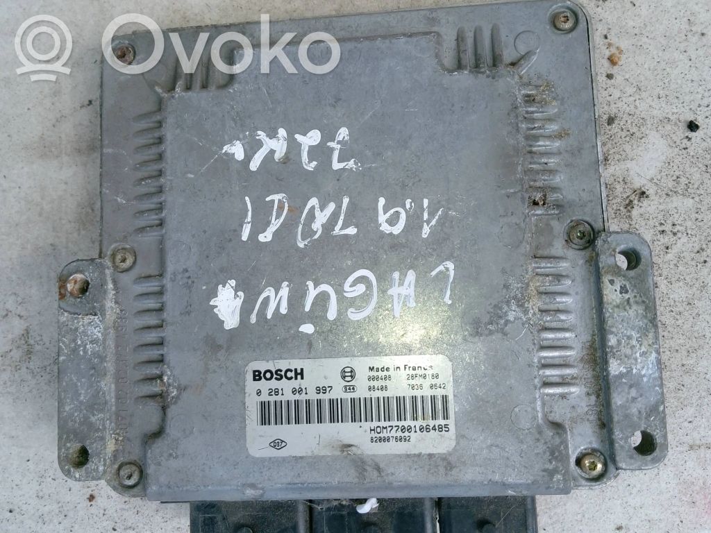 Renault Laguna I Engine control unit/module 