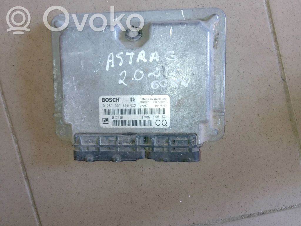 Opel Astra G Engine control unit/module 