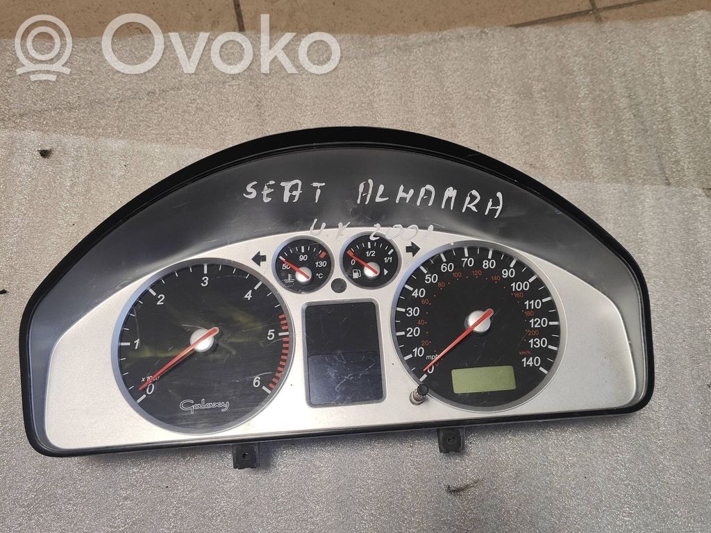 Seat Alhambra (Mk1) Geschwindigkeitsmesser Cockpit 