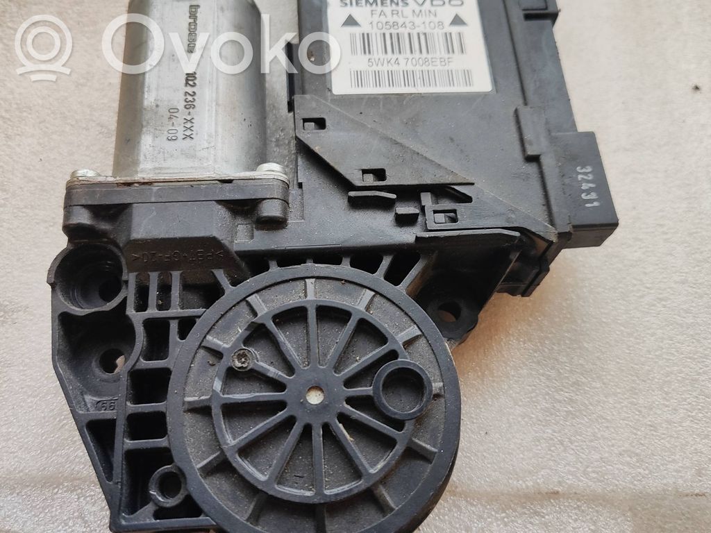 Silnik regulatora szyby drzwi przednich   8E2959802B,105843108,5WK47008EBF,9700105993108
