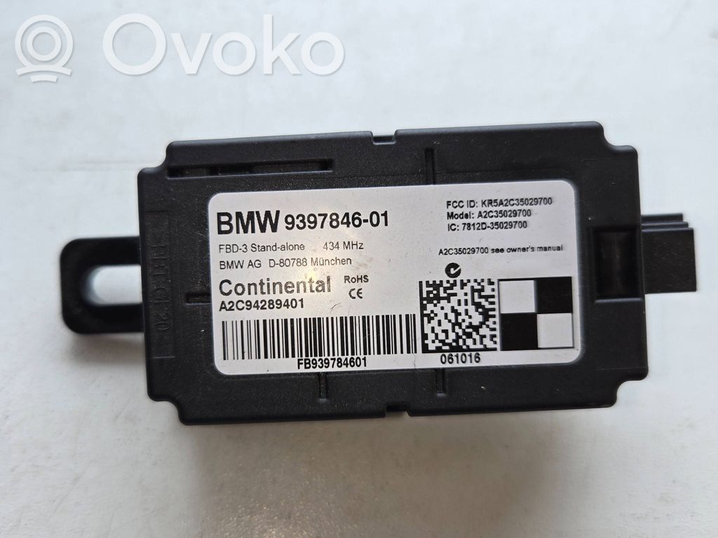 BMW X5 F15 Module unité de contrôle d'antenne 
