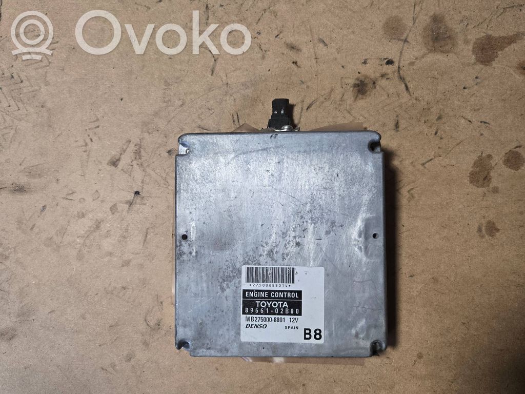 Toyota Corolla Verso E121 Engine control unit/module 