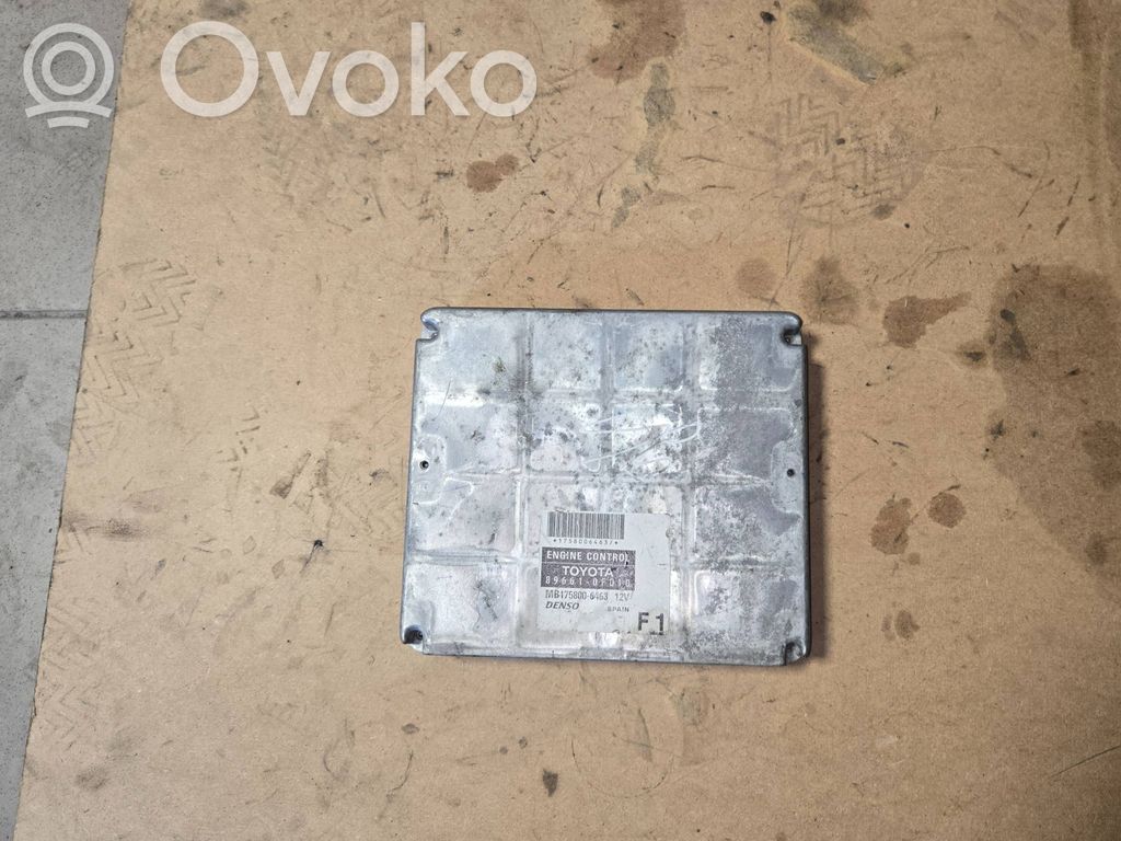 Toyota Corolla Verso E121 Engine control unit/module 