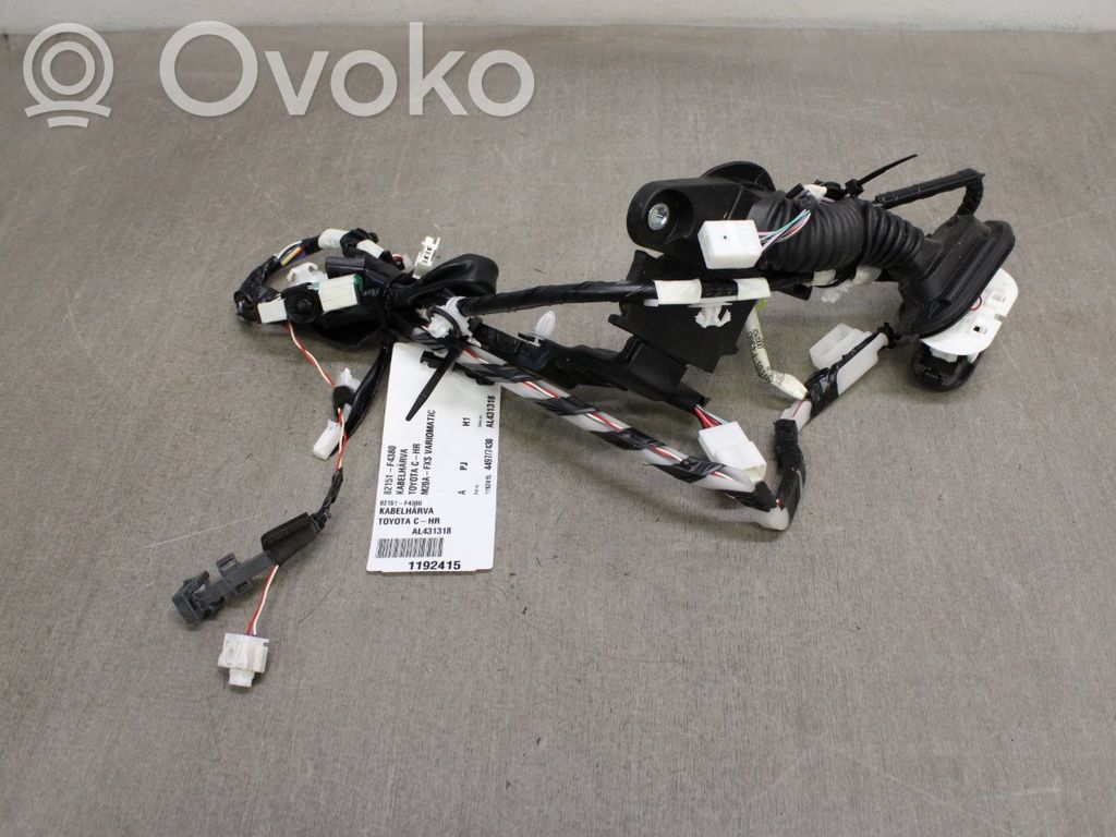 Toyota C-HR I Alte cablaje 