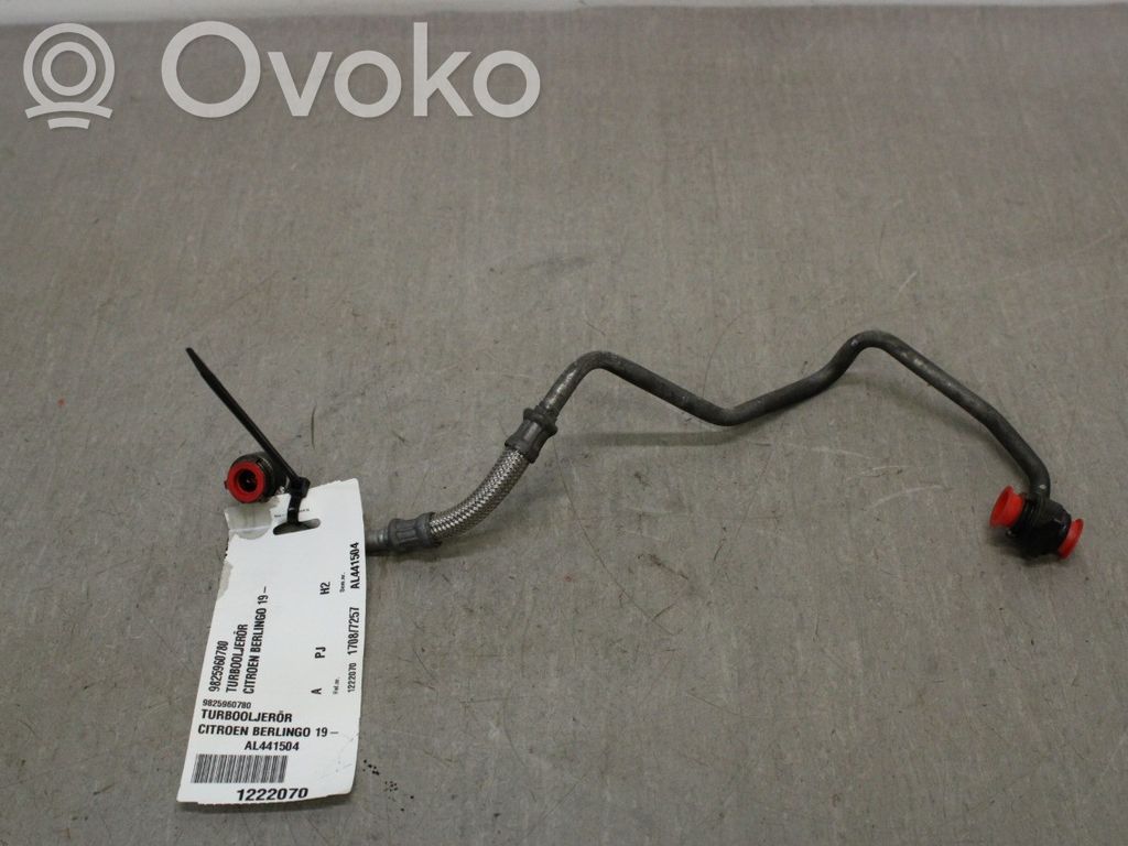 Citroen Berlingo Turbo turbocharger oiling pipe/hose 
