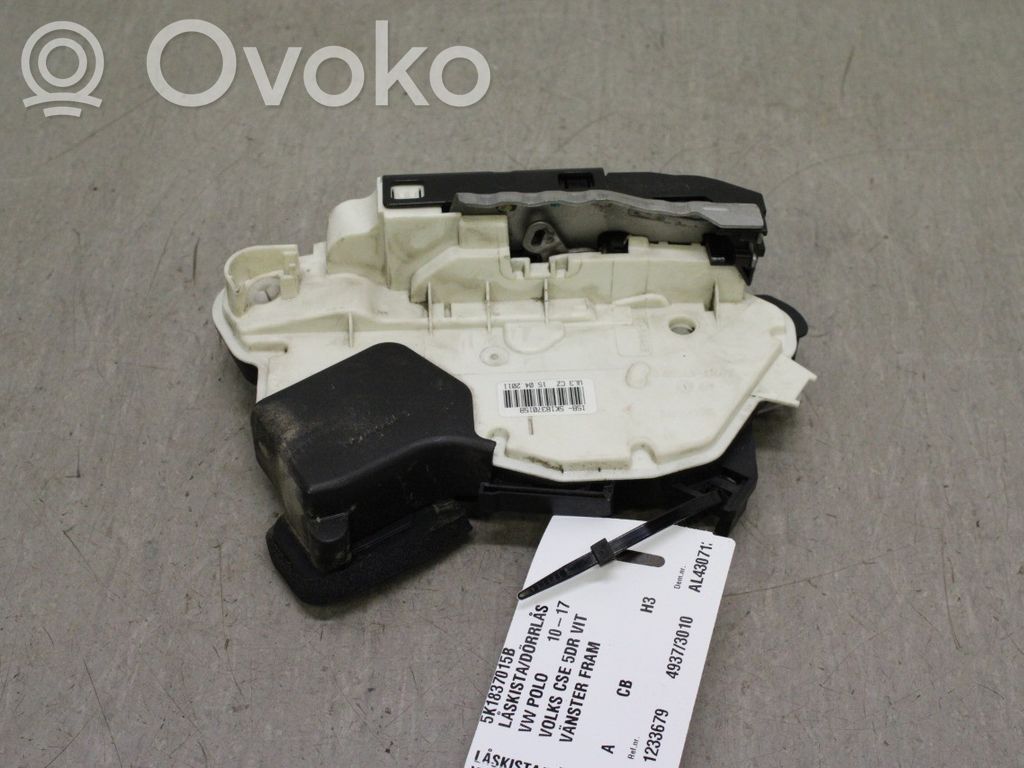 Volkswagen Polo V 6R Zamek drzwi przednich