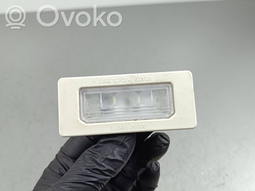 Lampa oświetlenia tylnej tablicy rejestracyjnej   109014955,8384036000,24882