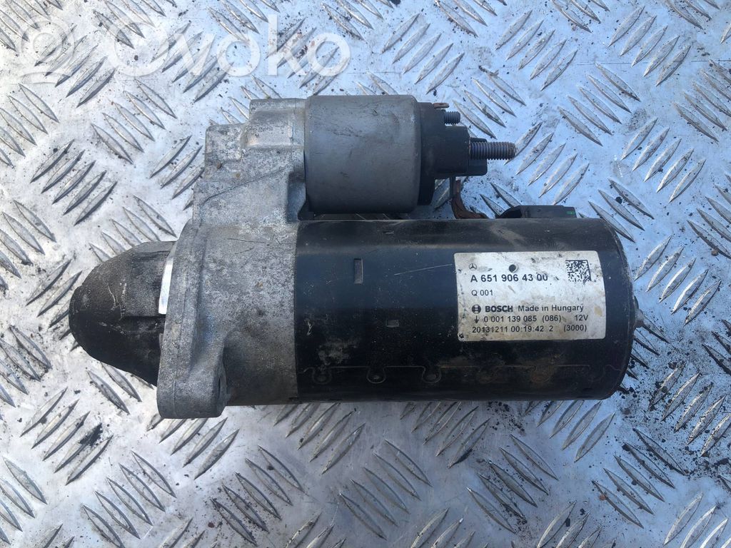 Mercedes-Benz C W204 Motor de arranque 