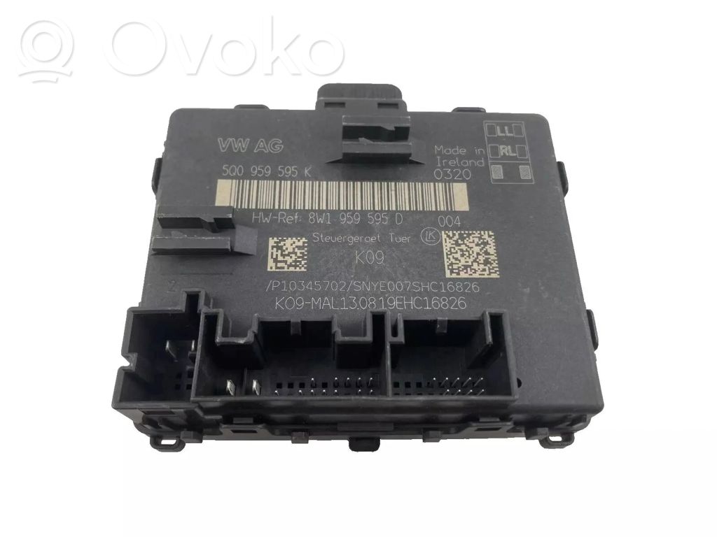 Audi A3 S3 8V Other control units/modules 