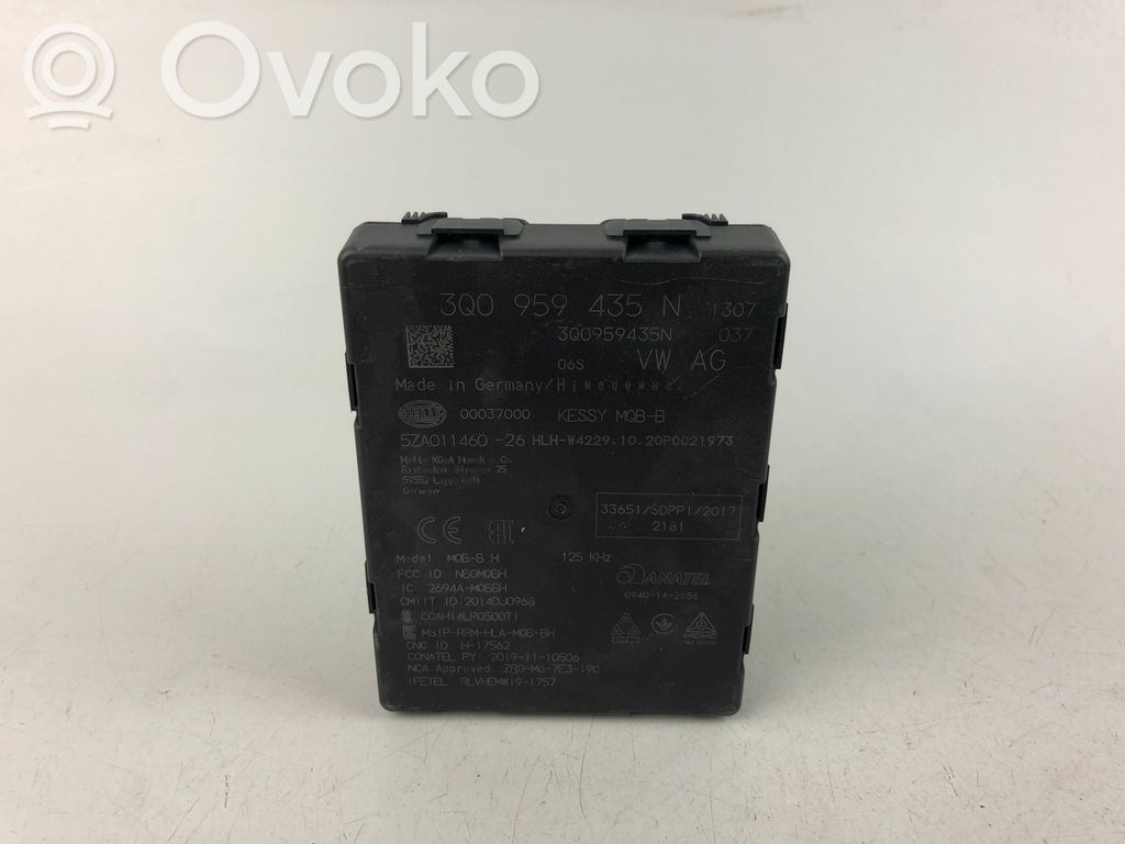 Volkswagen Tiguan Keyless (KESSY) go control unit/module 