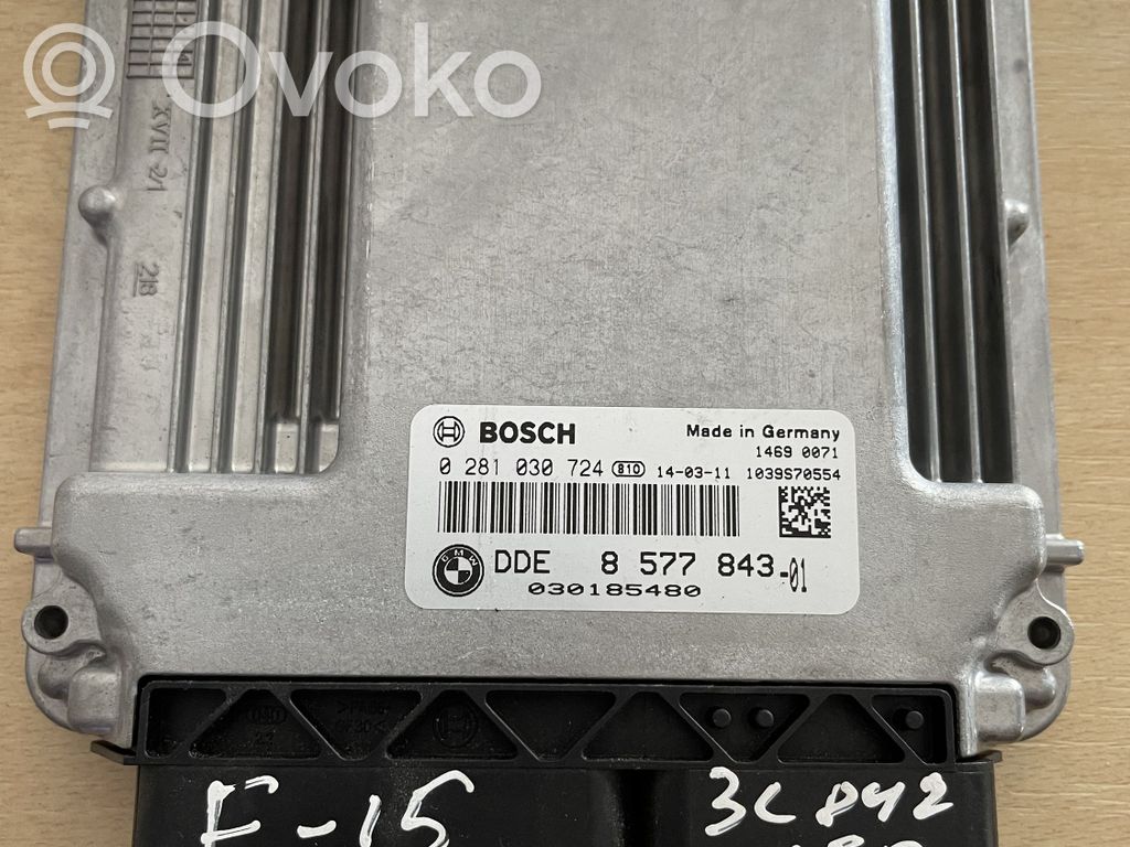 Engine control unit/module   0281030724,8577843