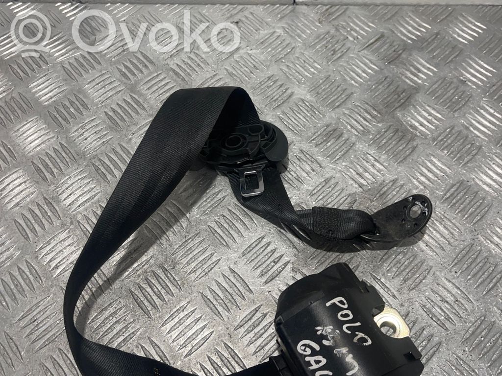 Volkswagen Polo V 6R Cinturón trasero 