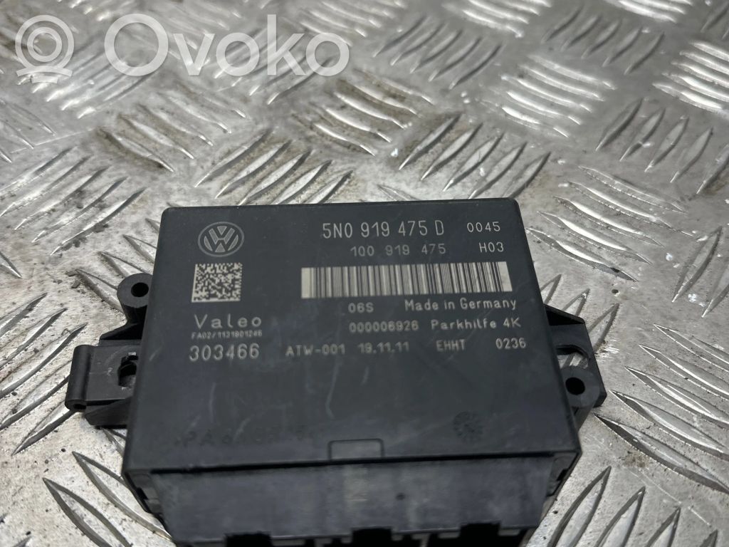 Volkswagen Touran II Sterownik / Moduł parkowania PDC 