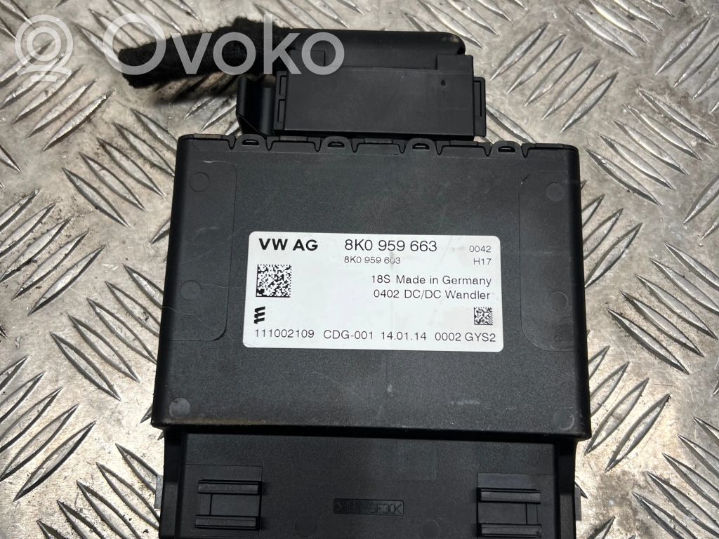Autres unités de commande / modules   8K0959663,8K0959603