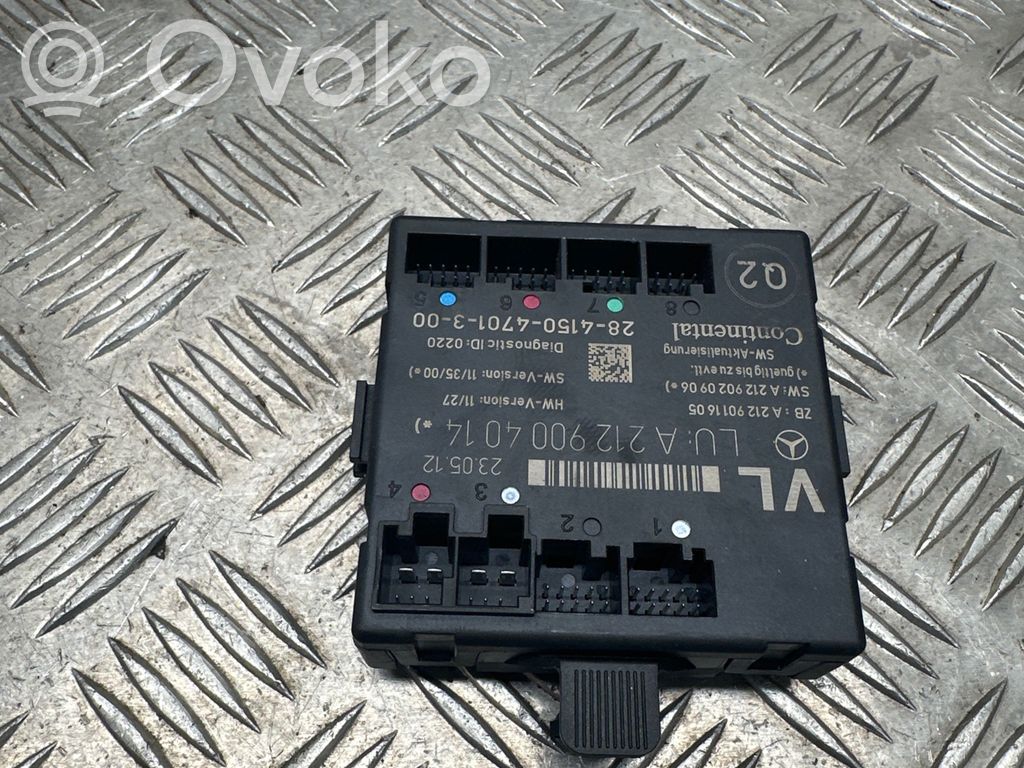 Mercedes-Benz SLK R172 Door control unit/module 