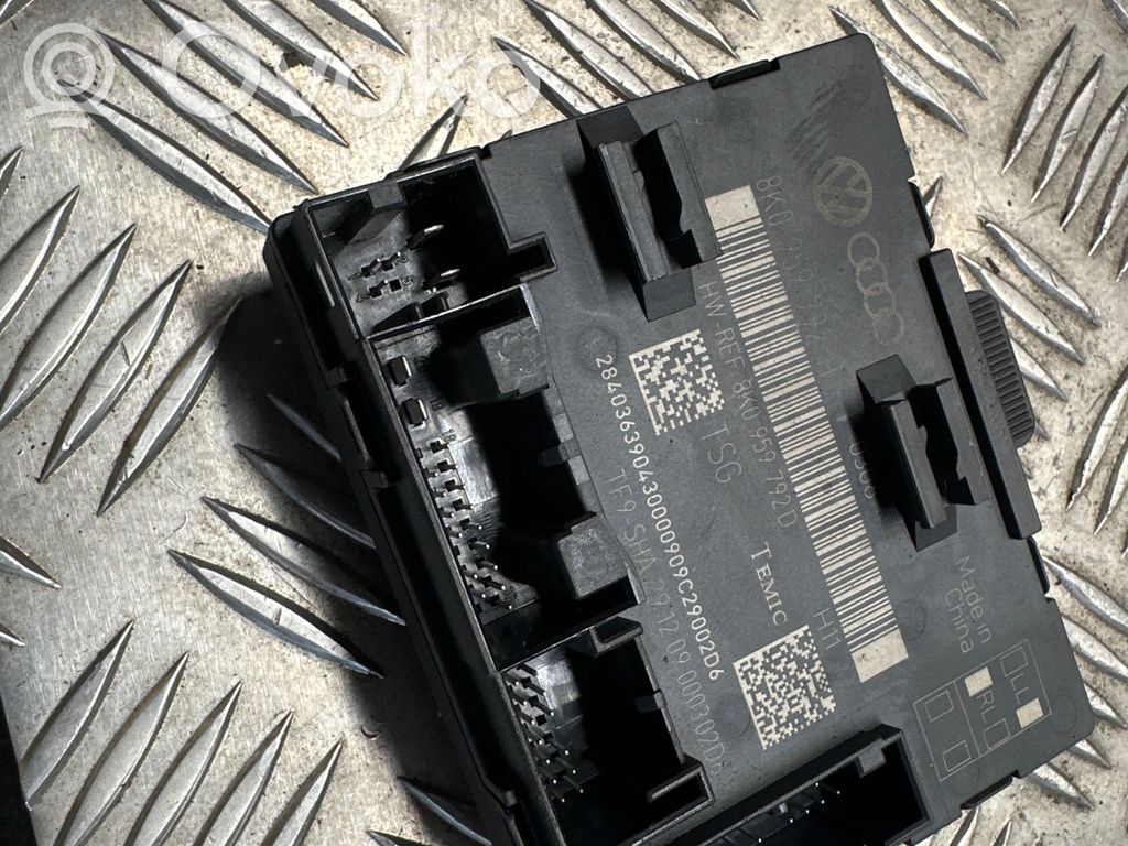 Audi Q5 SQ5 8R Oven ohjainlaite/moduuli 