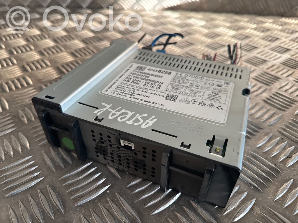 Opel Astra K Radio/CD/DVD/GPS head unit 