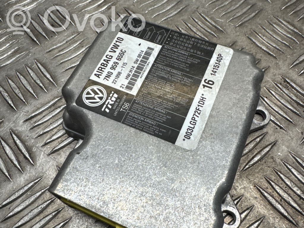 Seat Alhambra (Mk2) Airbag control unit/module 