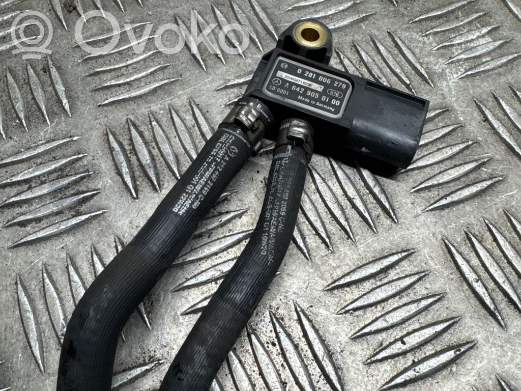 Mercedes-Benz E W212 Exhaust gas pressure sensor 