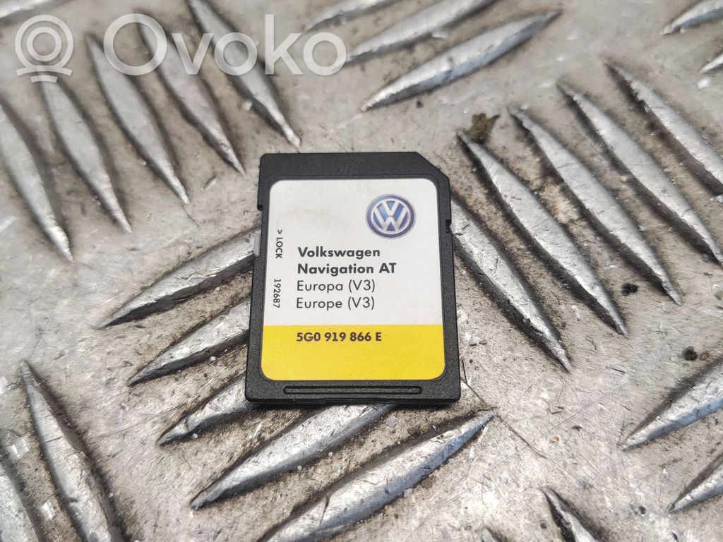 Volkswagen Golf VII Mappe di navigazione su CD/DVD