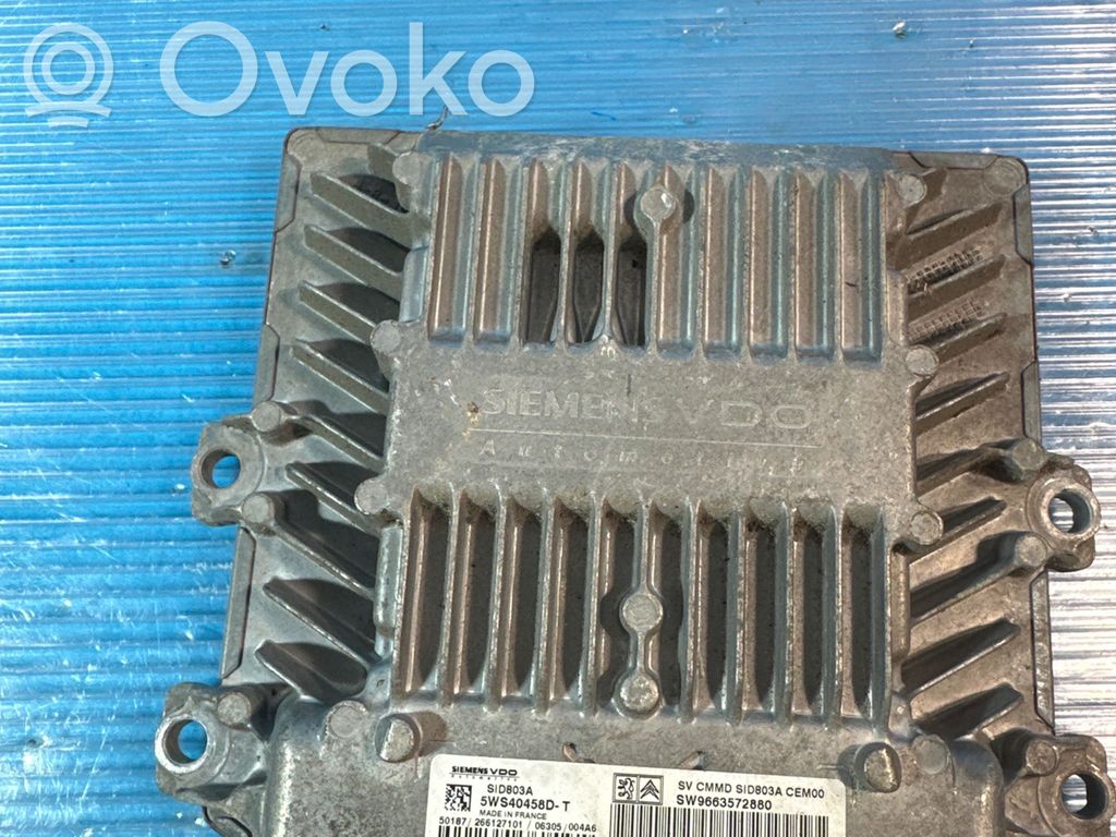 Citroen C4 I Engine control unit/module 