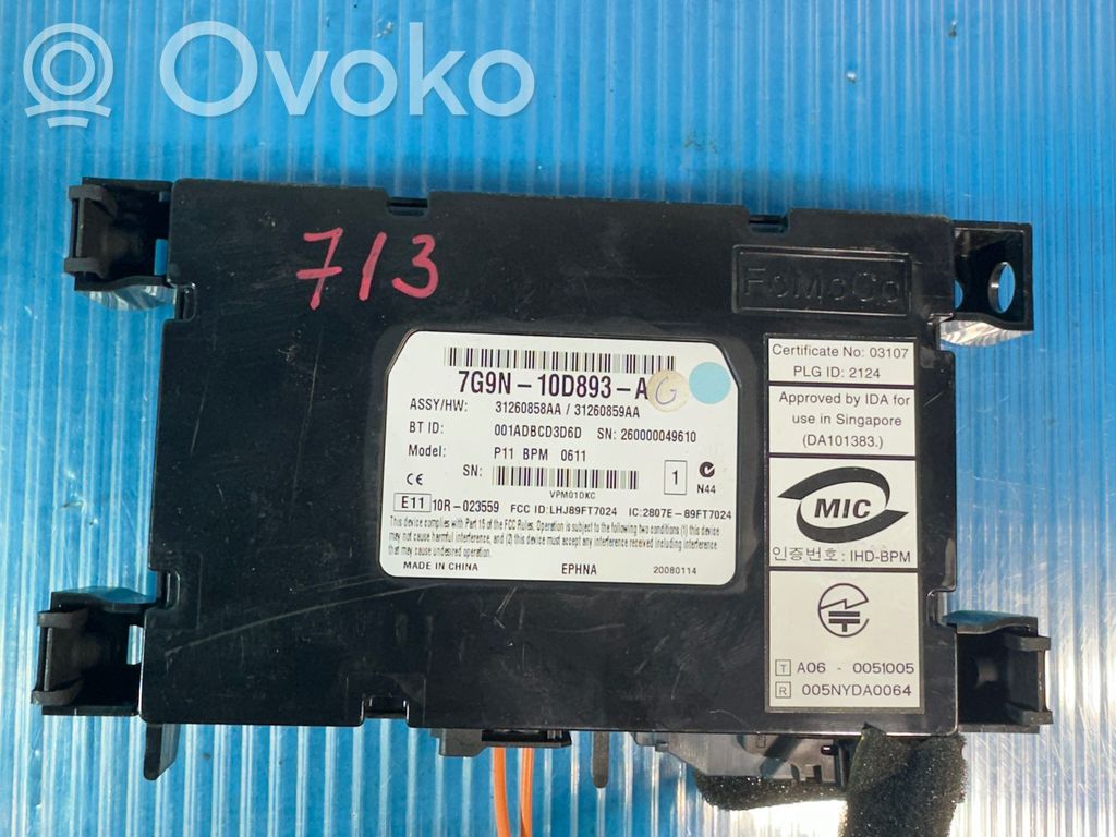 Volvo S80 Bluetooth control unit module 