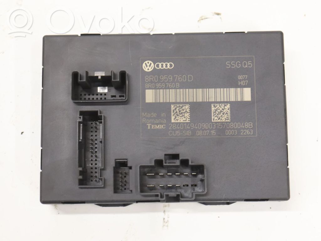 Audi Q5 SQ5 8R Autres unités de commande / modules 