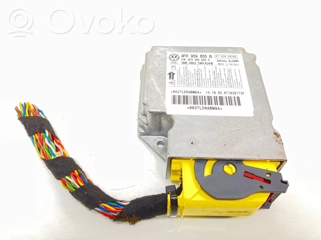 Airbag control unit/module   4F0959655B,5WK43416,4F0910655