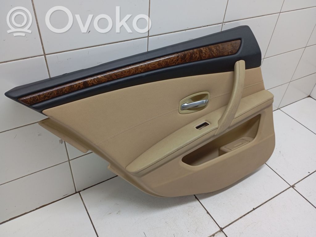 BMW 5 E60 E61 Boczki / Poszycie drzwi tylnych 