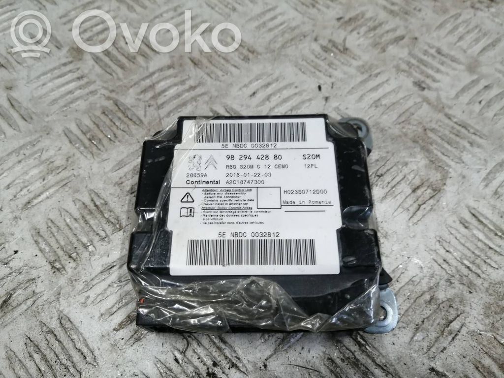 Citroen C3 Sterownik / Moduł Airbag 
