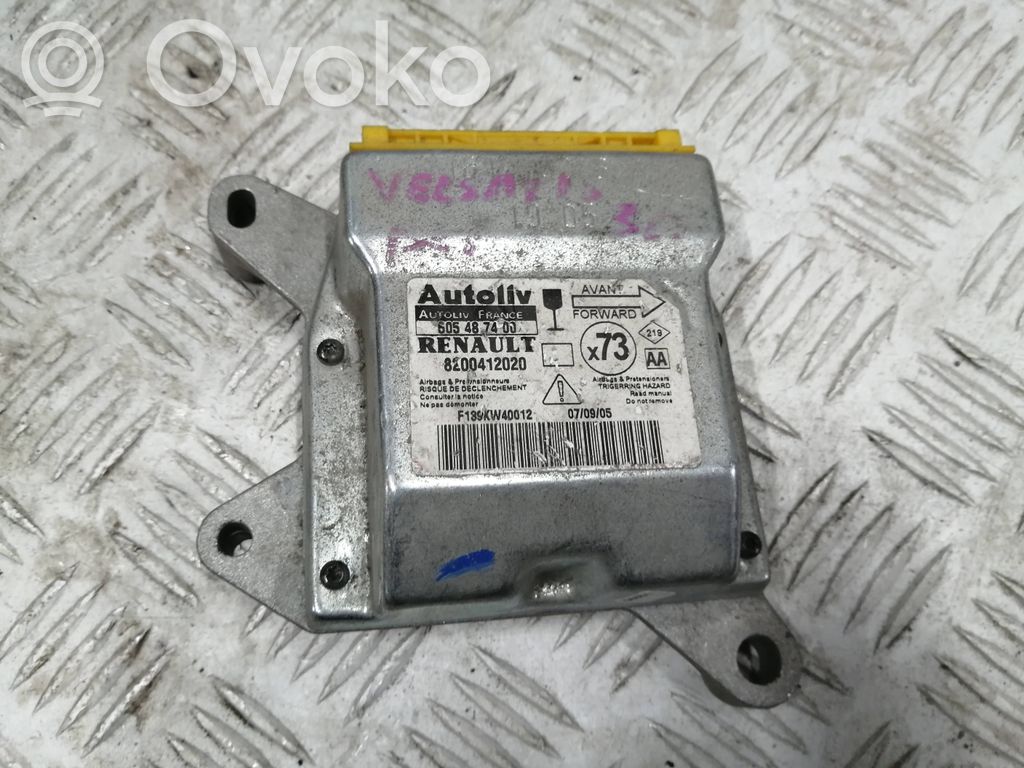 Renault Vel Satis Airbag control unit/module 