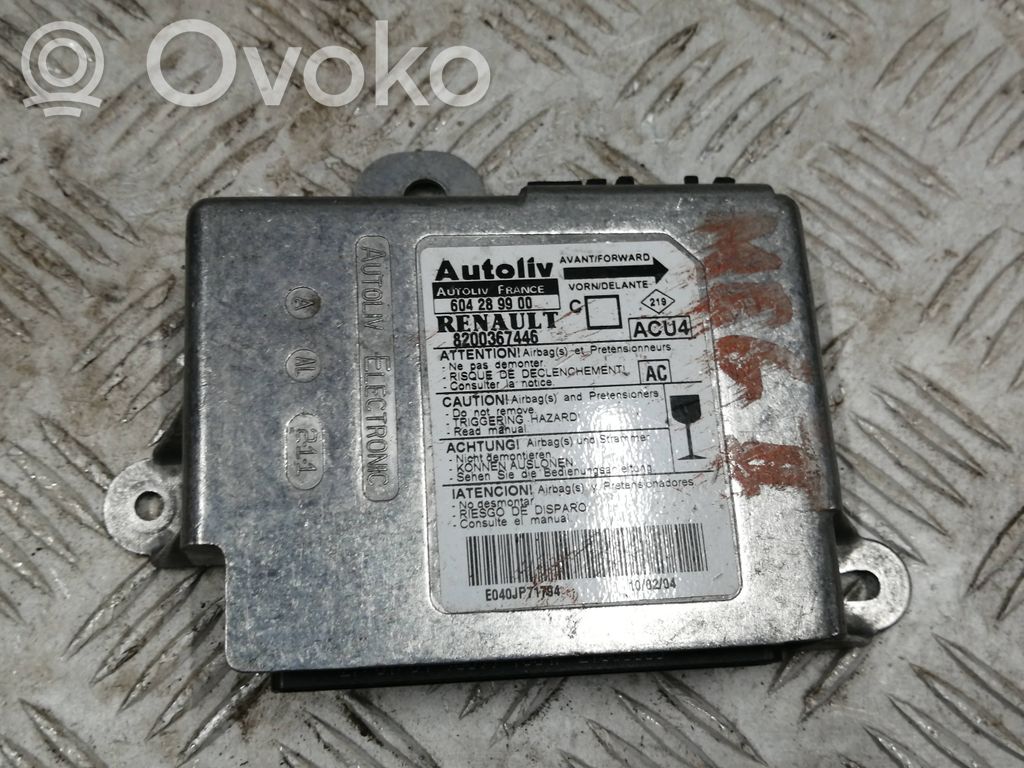 Renault Megane II Airbag control unit/module 