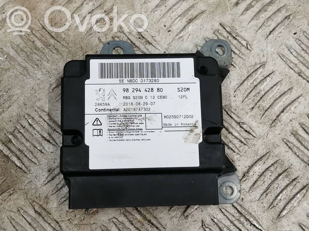Citroen C3 Sterownik / Moduł Airbag 