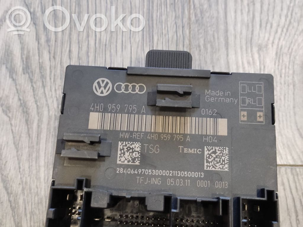 Audi A8 S8 D4 4H Door control unit/module 