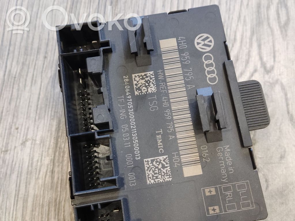 Audi A8 S8 D4 4H Door control unit/module 