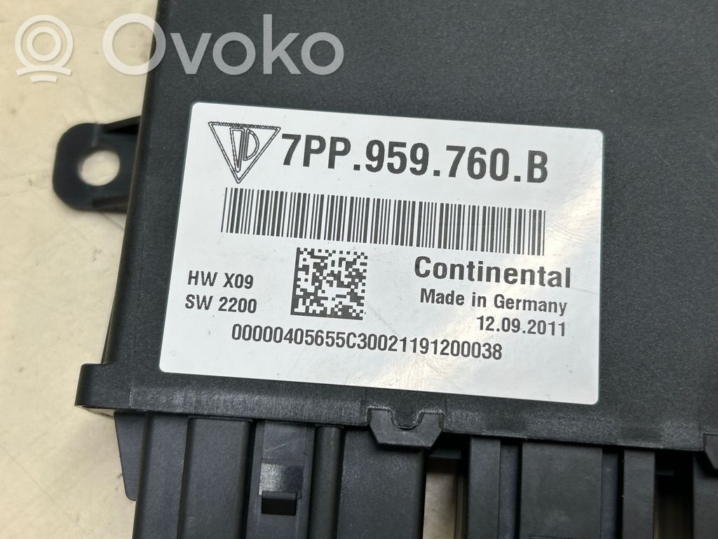 Porsche Cayenne (92A) Unidad de control del asiento 