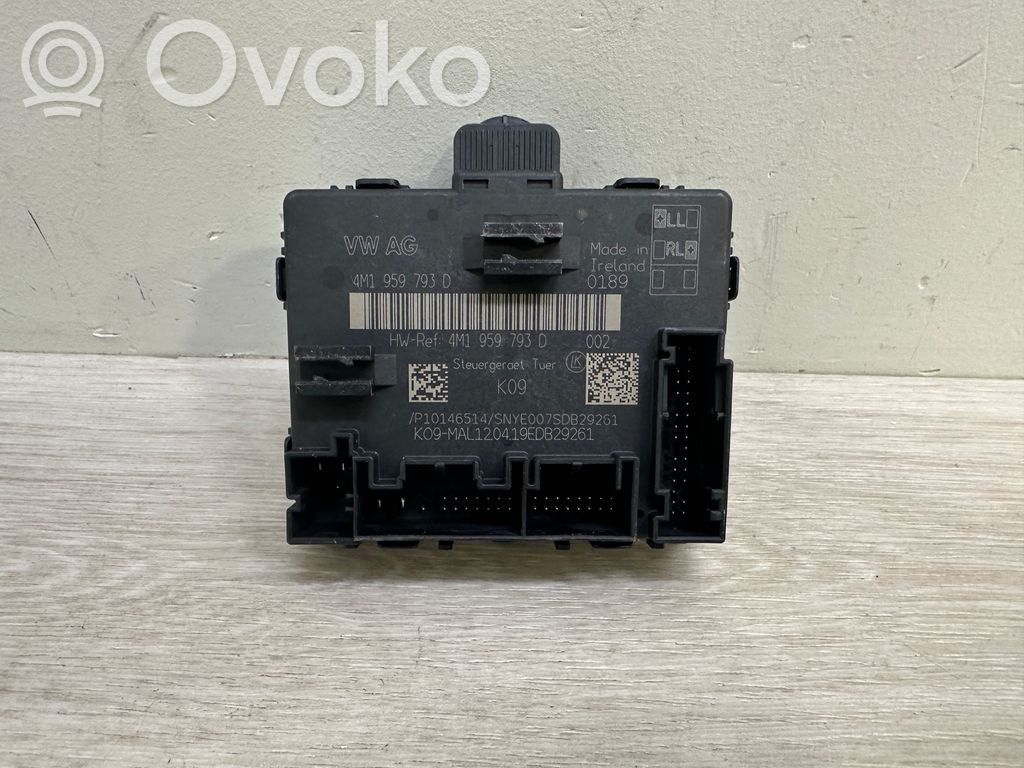 Porsche Cayenne (9Y0 9Y3) Unité de commande module de porte 