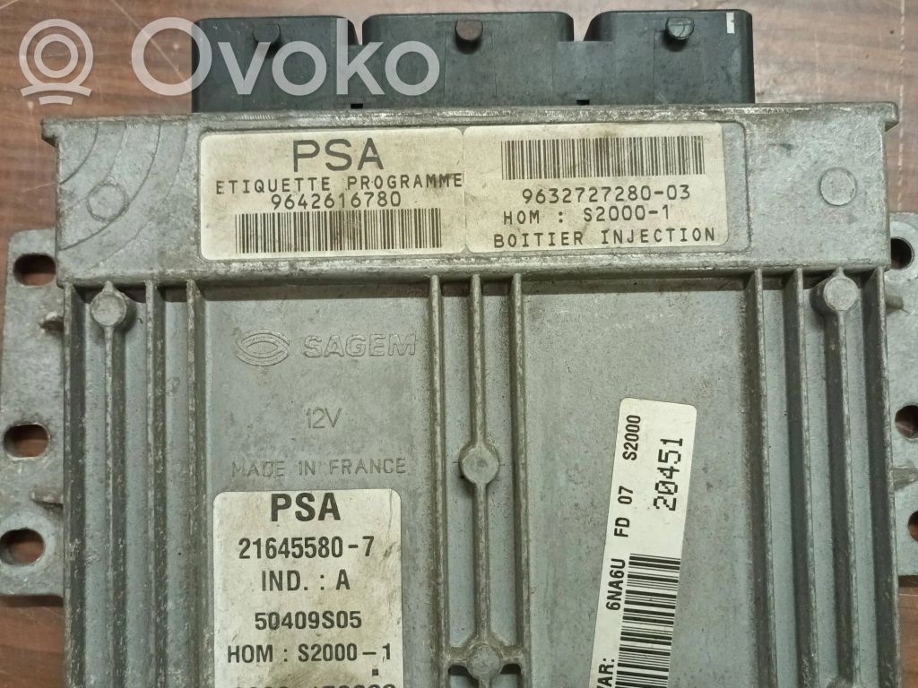 Citroen Xsara Picasso Engine control unit/module 