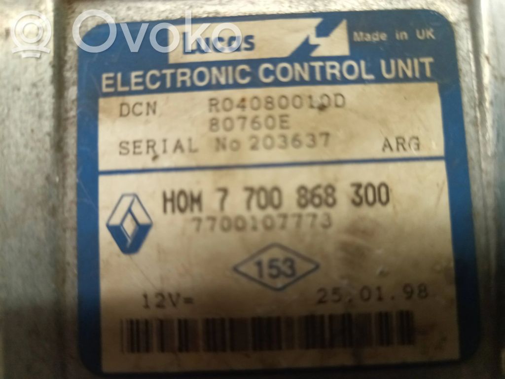 Renault Kangoo I Engine control unit/module 
