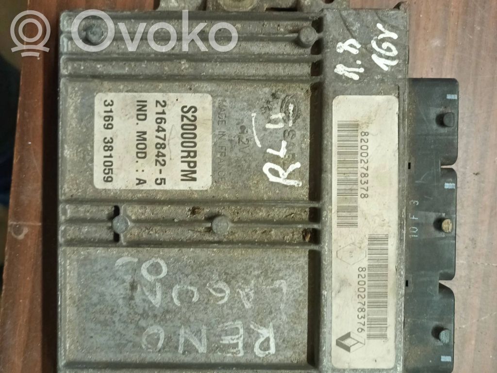 Renault Laguna II Engine control unit/module 