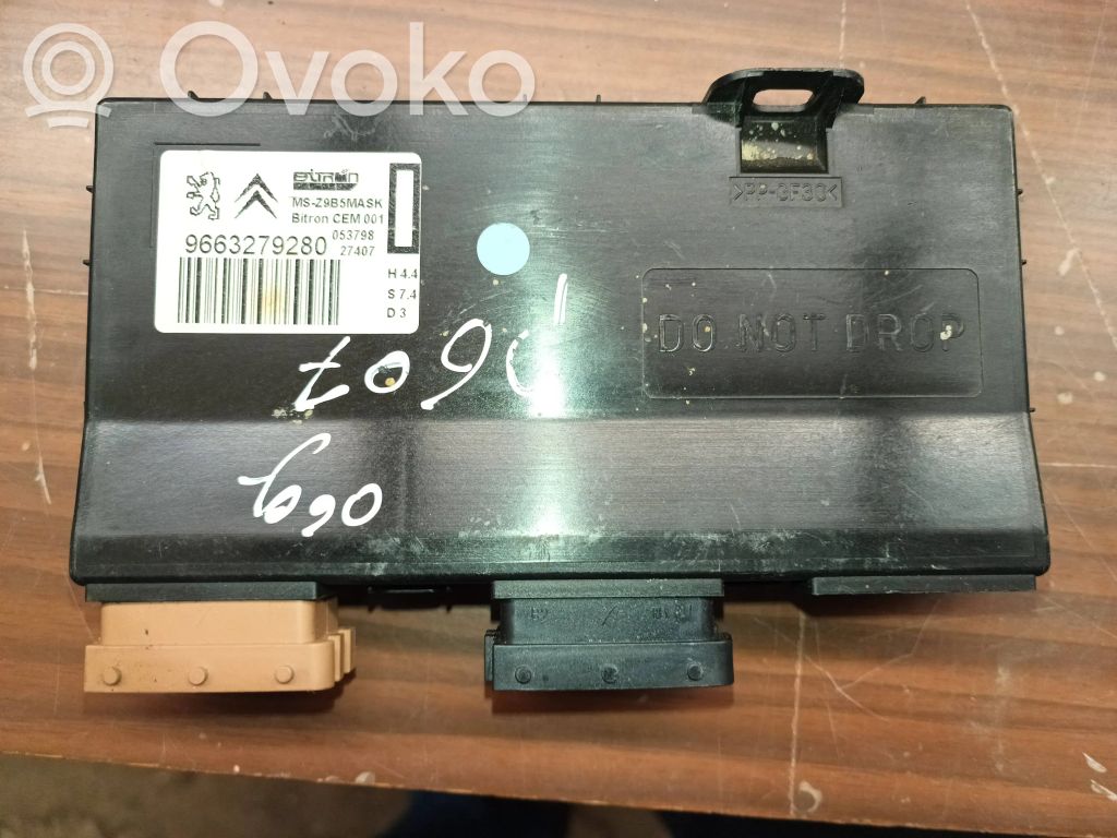 Peugeot 607 Module de commande de siège 
