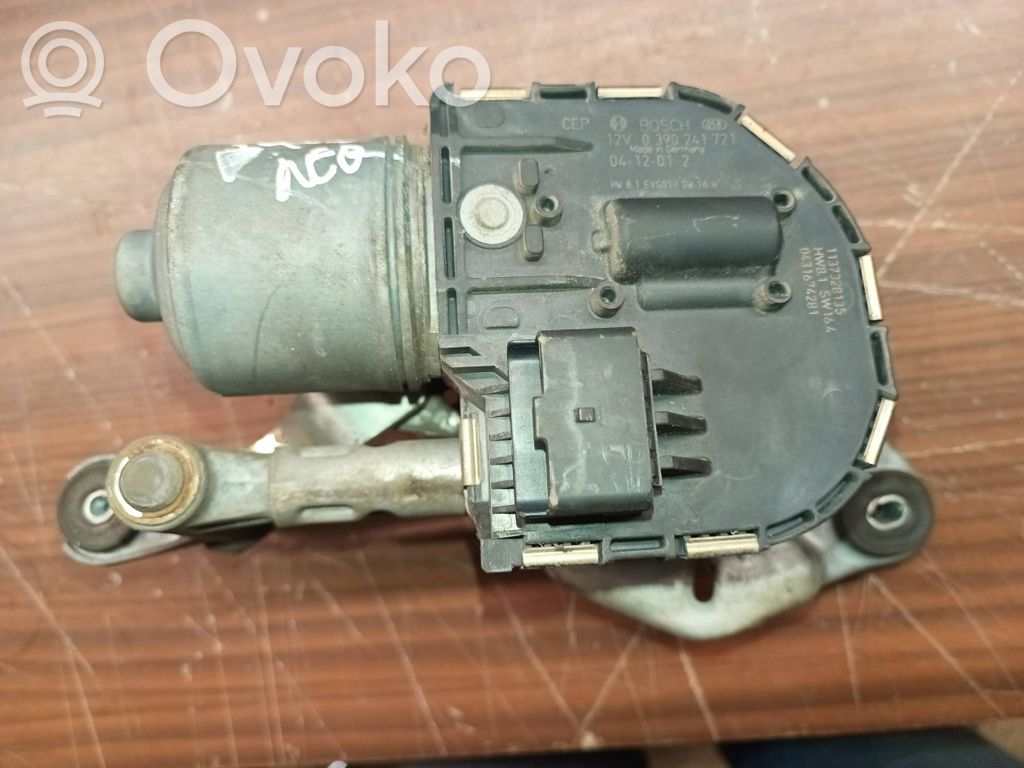 Peugeot 407 Wischergestänge Wischermotor vorne 